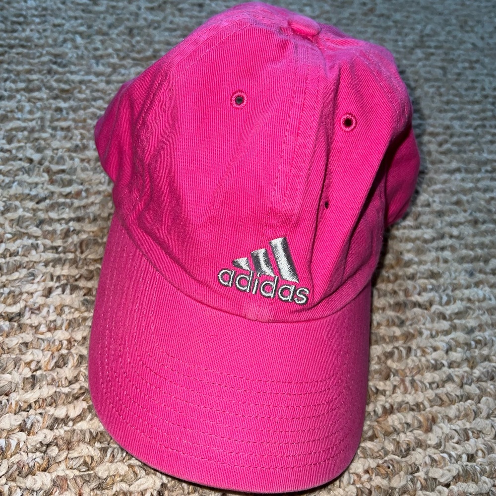 Adidas ball cap- hot pink